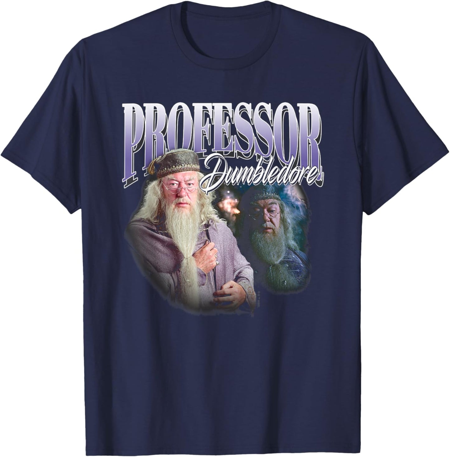 Harry Potter Professor Dumbledore Homage T-Shirt - T-Shirt | Navy
