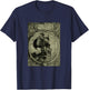 Latin Currency Virtute Duce Comite Fortuna Ship T-Shirt - T-Shirt | Navy