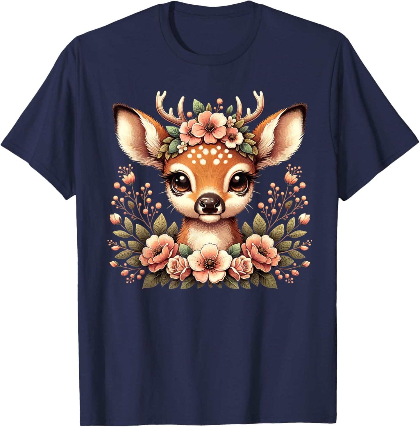 Reindeer Deer Costume Shirt Dirndl Deer Women's Costume , black, S T-Shirt - T-Shirt | Navy