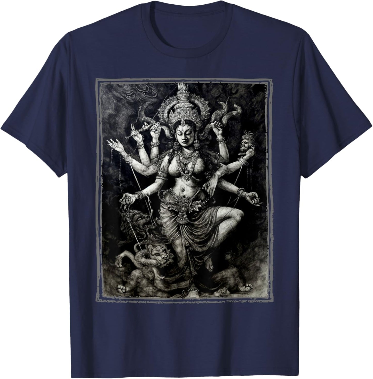 Doomsday Hindu T-Shirt - T-Shirt | Navy