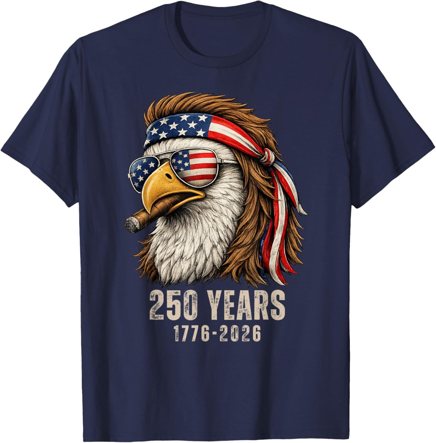 250 Anniversary USA 250th Anniversary American 250 Years T-Shirt - T-Shirt | Navy