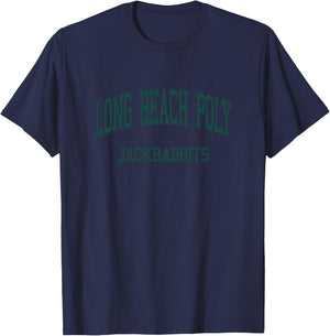 Long Beach Polytechnic High School HS Long Beach CA Retro T-Shirt - T-Shirt | Navy