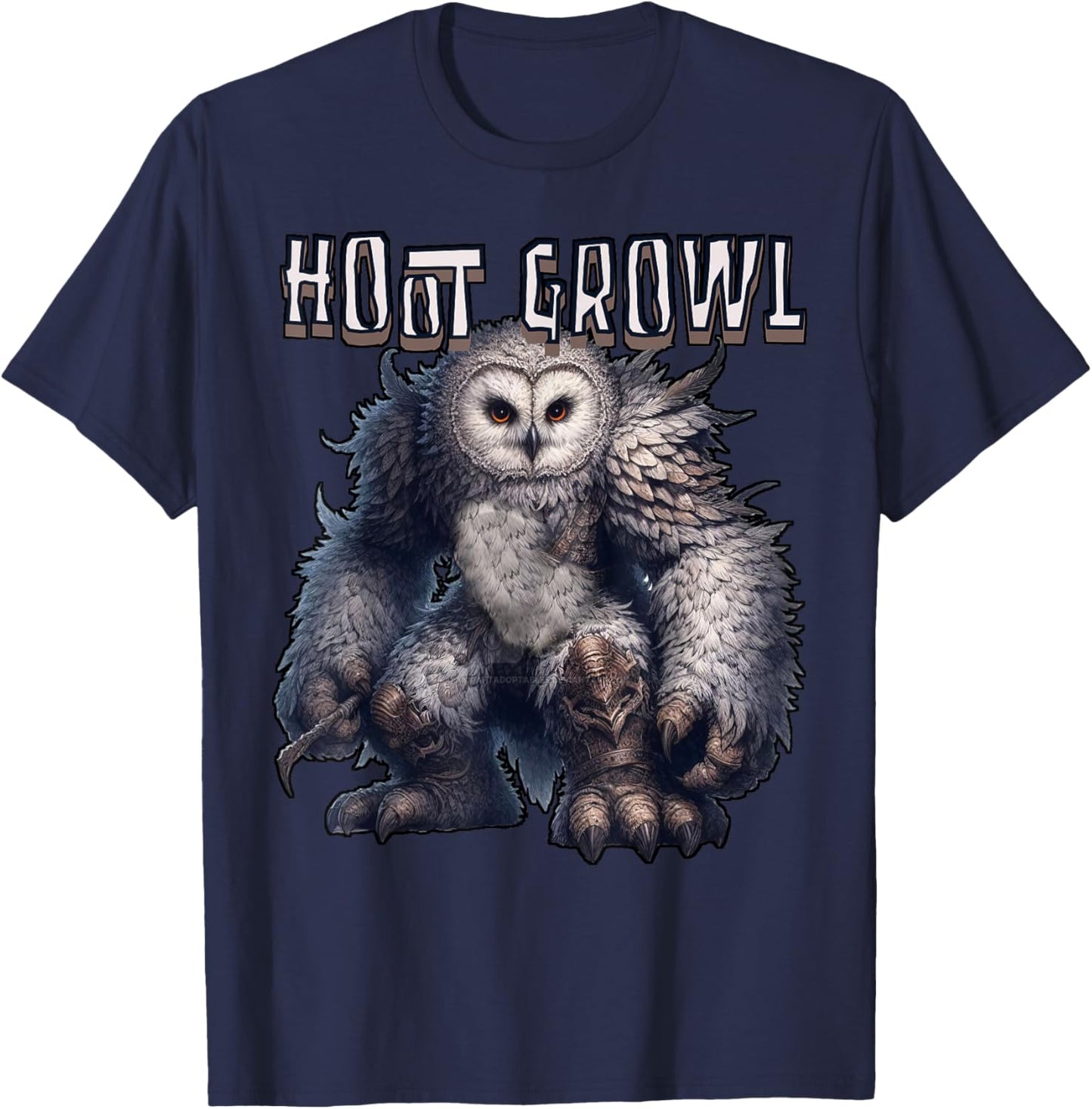 Hal Owl Half Bear Half Man T-Shirt - T-Shirt | Navy
