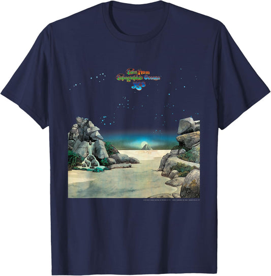 Yes Tales from Topographic Oceans T-Shirt - T-Shirt | Navy