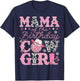 Mama Of The Birthday CowGirl Rodeo Mama Bday Party T-Shirt - T-Shirt | Navy