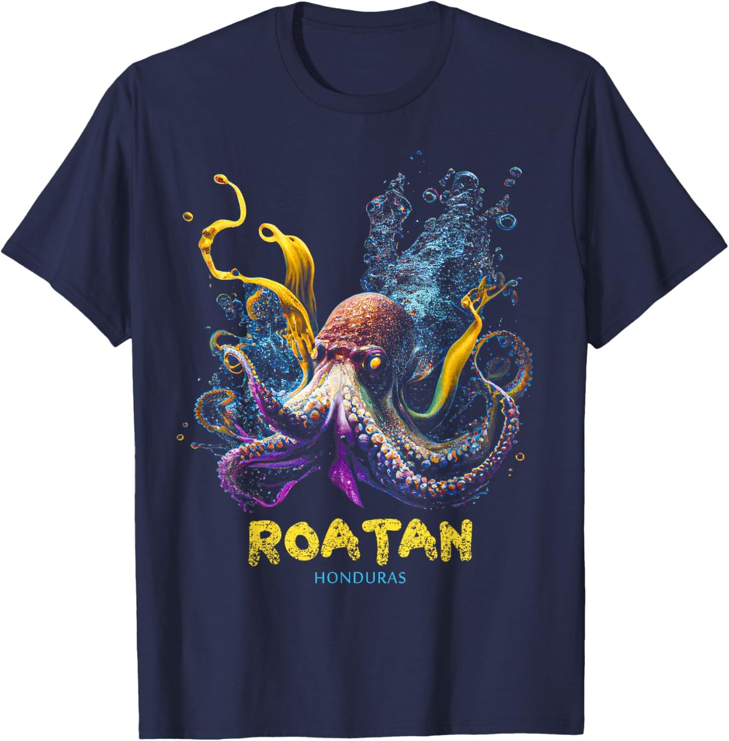 Roatan Honduras T-Shirt - T-Shirt | Navy