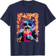 Funny Cat French Fries Humorous Potato Food Lovers Women Kids T-Shirt - T-Shirt | Navy