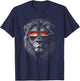 Retro Novelty Men Women Kids Boys Girls Funny Lion T-Shirt - T-Shirt | Navy