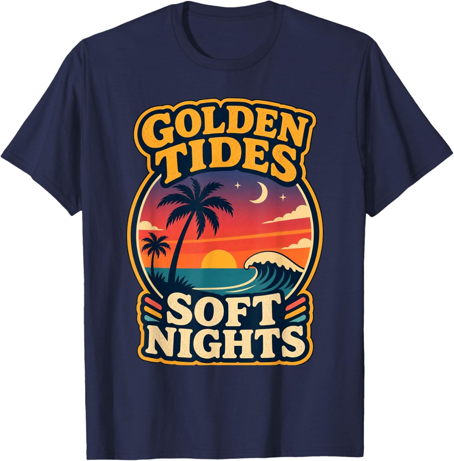 Vacances à la Plage T-Shirt - T-Shirt | Navy
