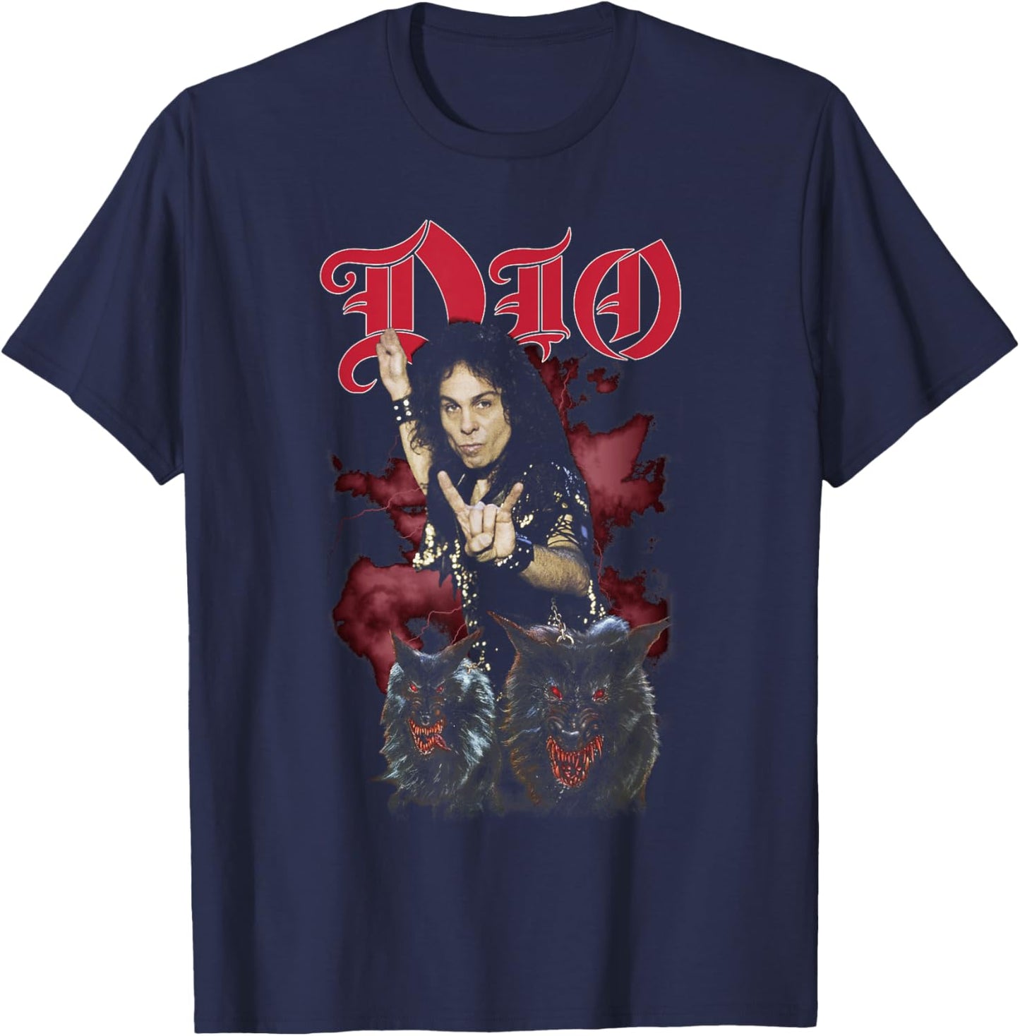 Dio Wolves Photo T-Shirt - T-Shirt | Navy