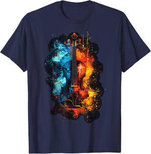 Men, Women and Kids Violin T-Shirt - T-Shirt | Navy