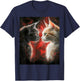 Cute Magical Cat Kitten Fantasy Art Design T-Shirt - T-Shirt | Navy