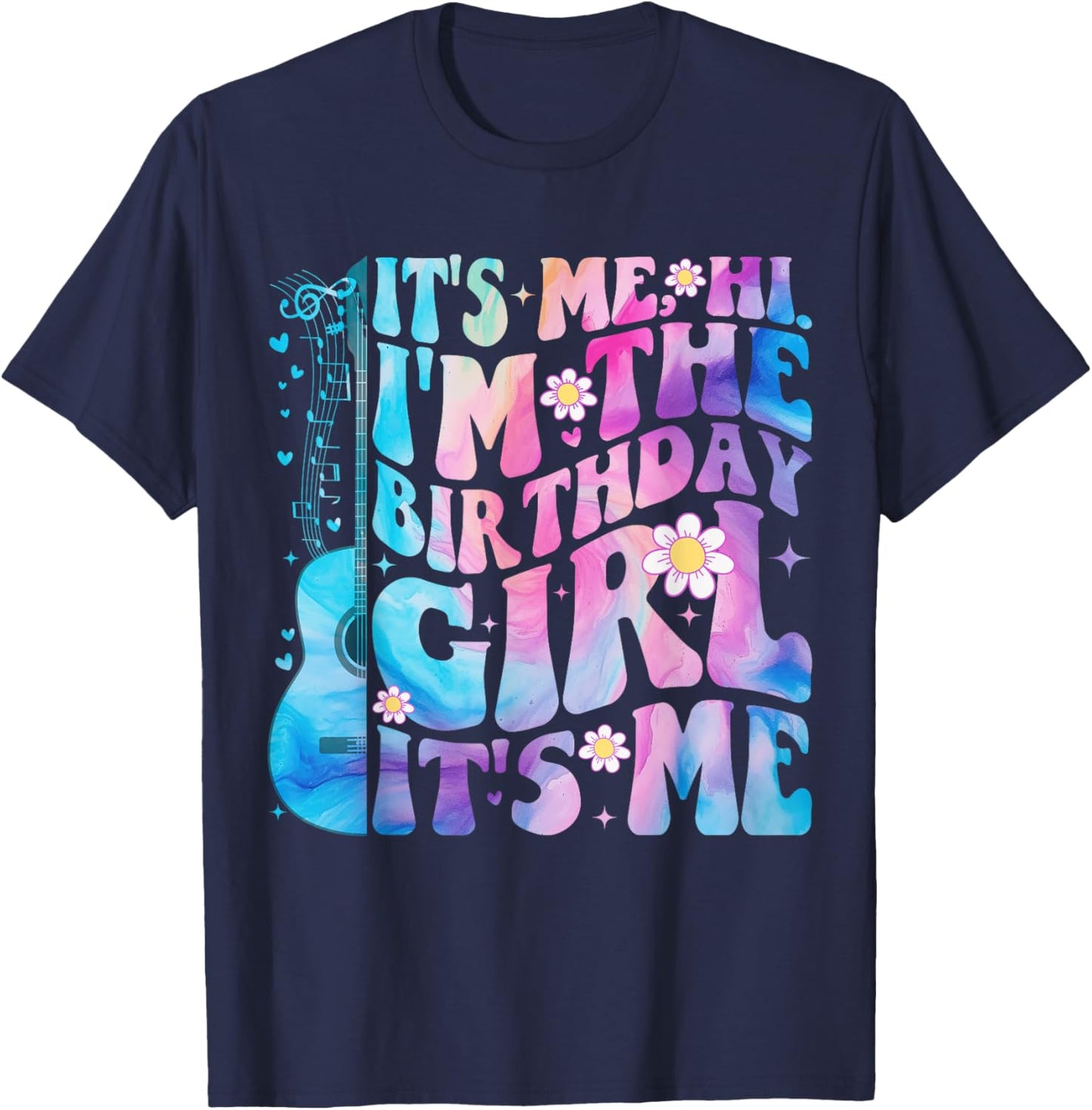 Its Me Hi I'm The Birthday Girl It's Me TAYLOR Birthday Girl T-Shirt - T-Shirt | Navy