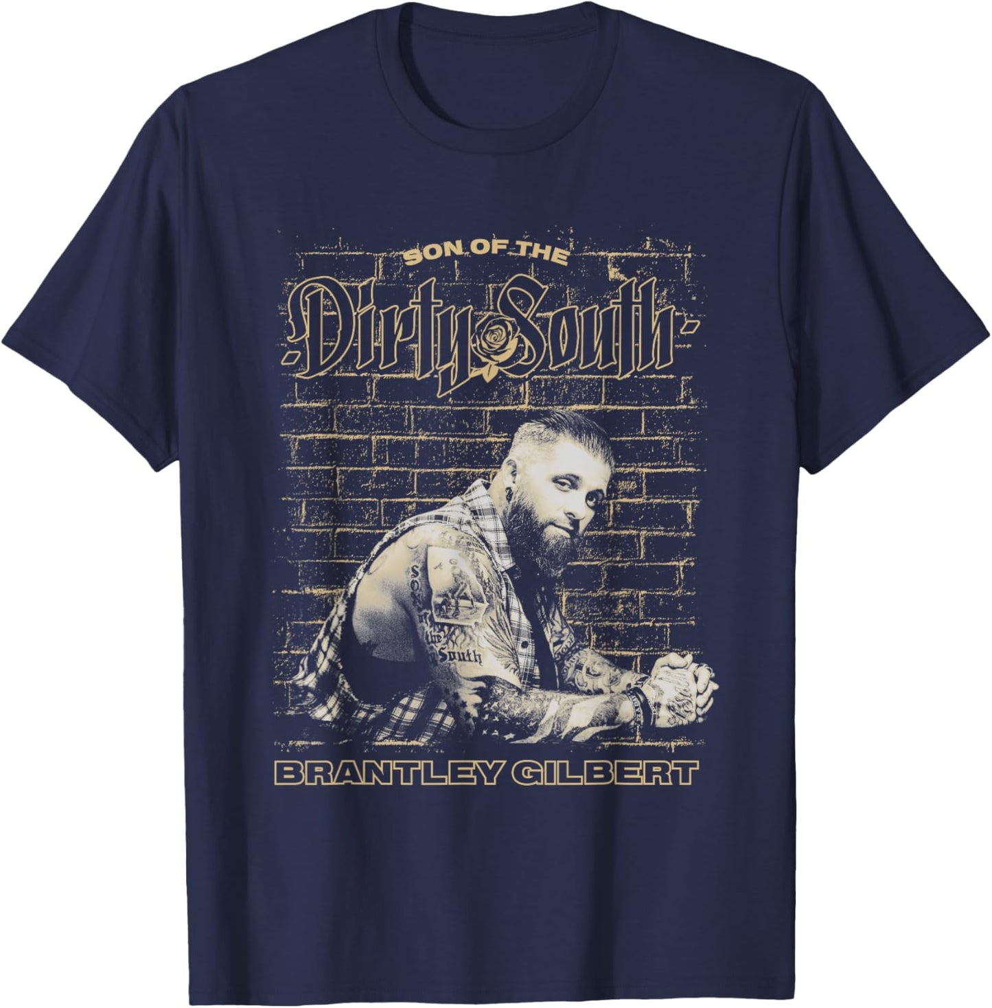 Brantley Gilbert - Dirty South T-Shirt - T-Shirt | Navy