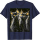 Cute Magical Cat Kitten Fantasy Art Design T-Shirt - T-Shirt | Navy