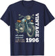 Vintage 1996 30 Years Vintage Motorcycle 30th Birthday T-Shirt - T-Shirt | Navy