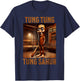 Tung Tung Tung Sahur is Calling Funny Italian Brainrot T-Shirt - T-Shirt | Navy
