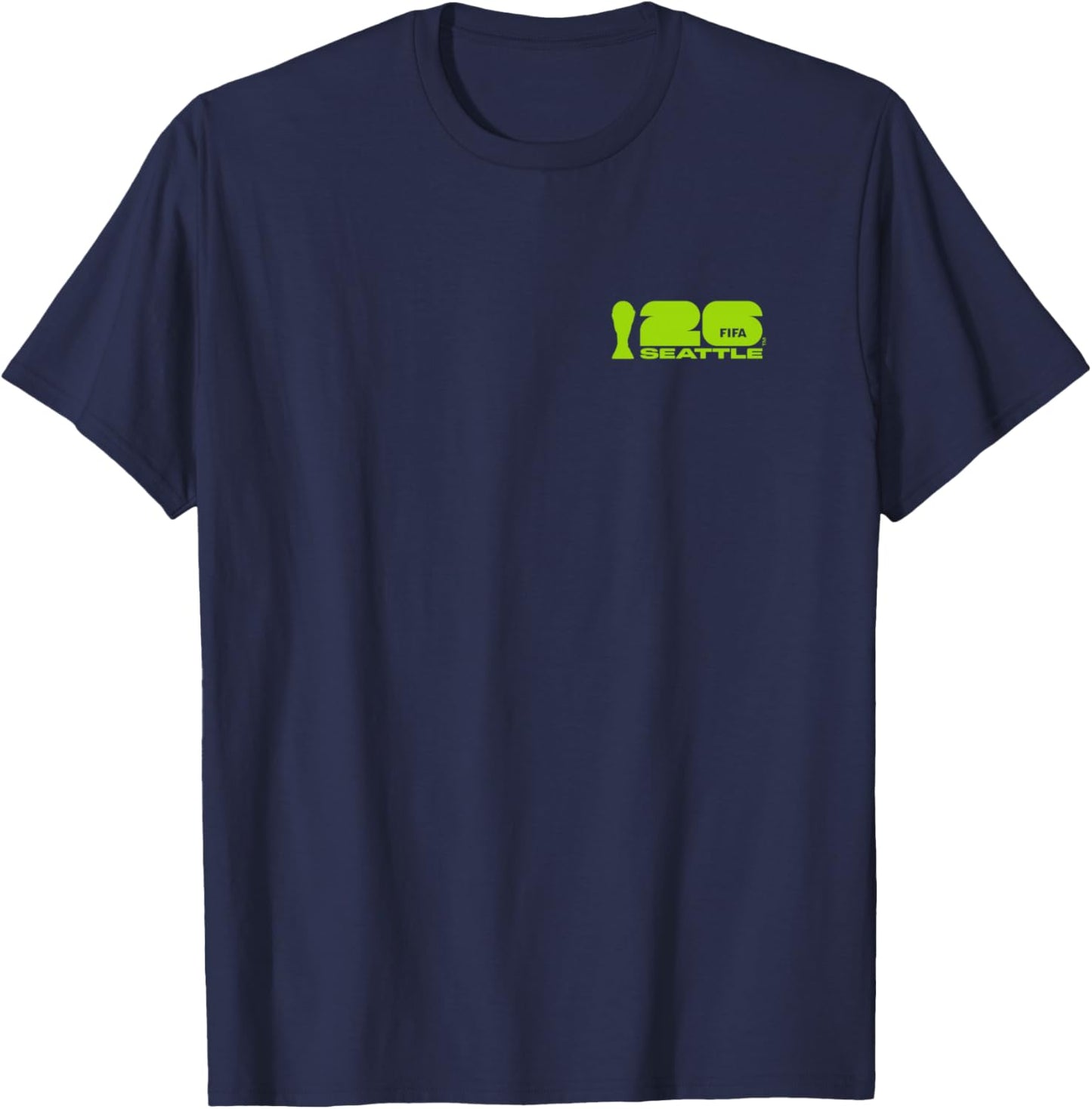 FIFA WORLD CUP26 Seattle Poster T-Shirt - T-Shirt | Navy