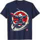 Panda Japanese Ninja Samurai Warrior Japan Men Women Kids T-Shirt - T-Shirt | Navy