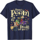 There's Room On My Broom for You Too Teacher Halloween T-Shirt - T-Shirt | Navy