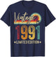 Retro 1991 35 Years Old 35th Birthday Vintage Men Women T-Shirt - T-Shirt | Navy