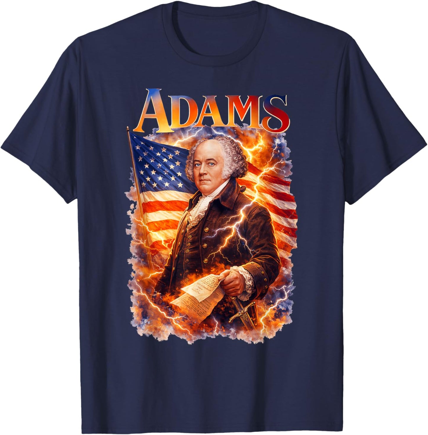 John Adams T-Shirt - T-Shirt | Navy