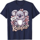 Over Koalafied Cute Girls Colorful Koala bear Kids Toddlers T-Shirt - T-Shirt | Navy