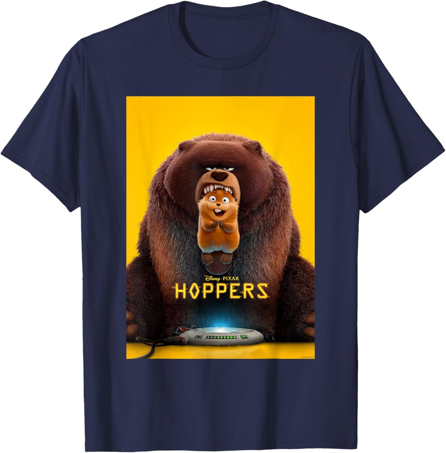 Disney and Pixar's Hoppers Mabel & Ellen Movie Poster Art T-Shirt - T-Shirt | Navy