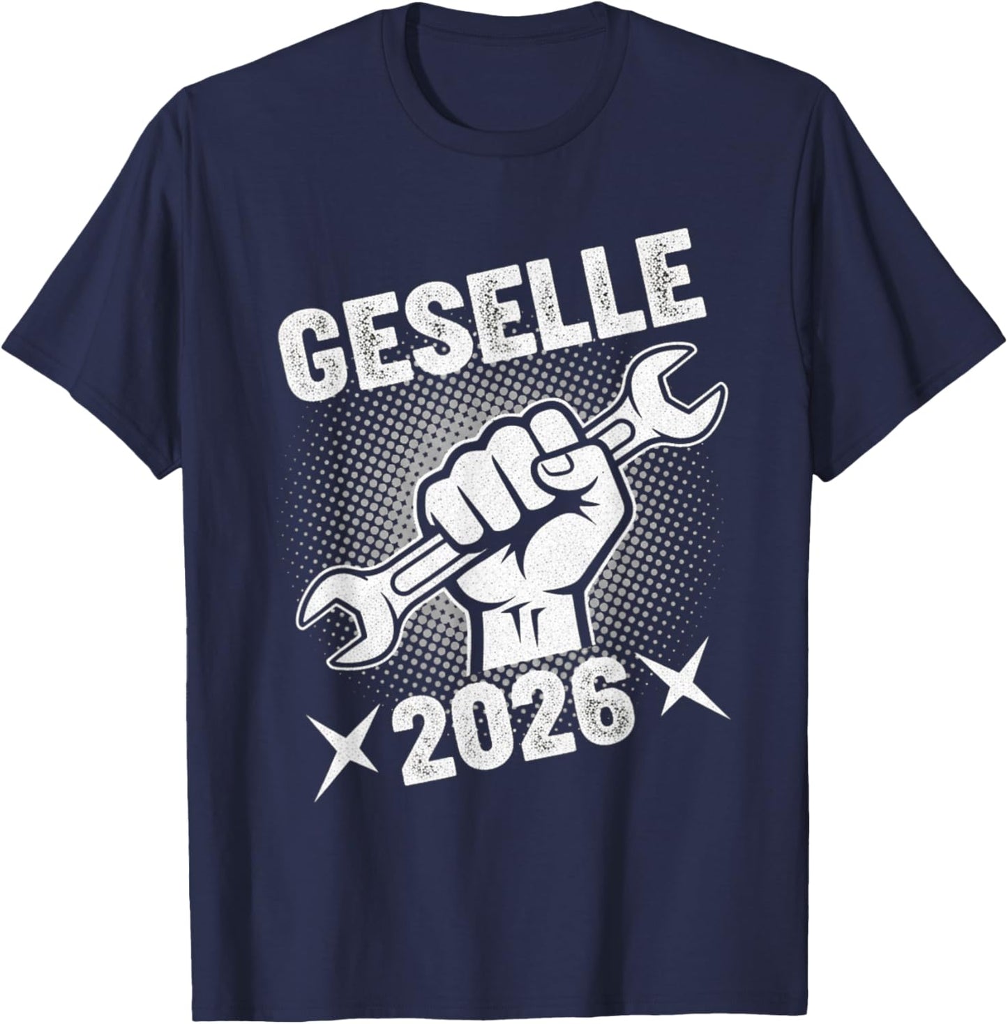 Geselle 2026 with German Text T-Shirt - T-Shirt | Navy