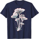 Pilzwald Kunst Motiv Geometrisch T-Shirt - T-Shirt | Navy