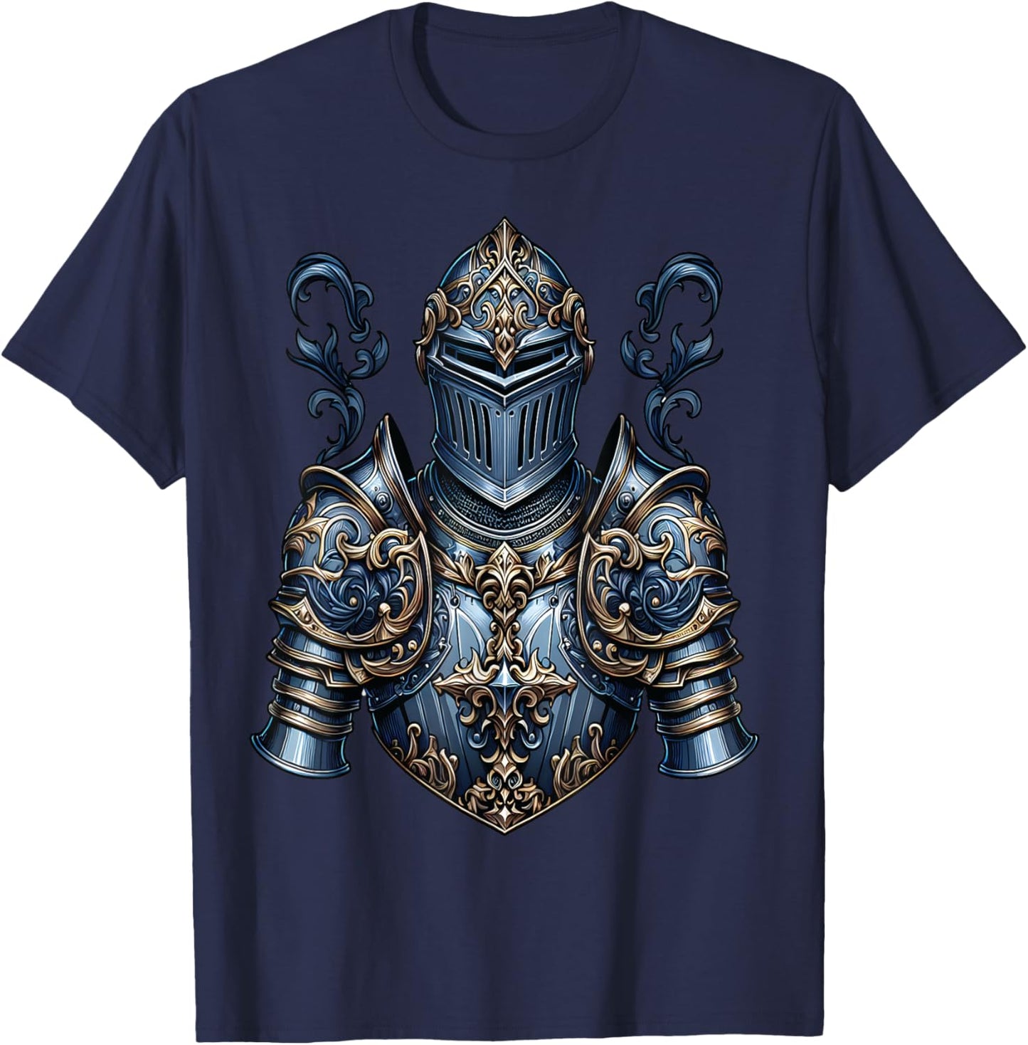Knight Armor Costume T-Shirt - T-Shirt | Navy