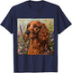 Dog Irish Setter Red T-Shirt - T-Shirt | Navy