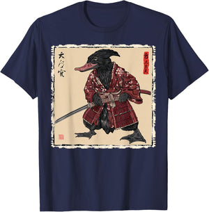 Platypus Animal Japanese Art Samurai Ukiyo-e T-Shirt - T-Shirt | Navy