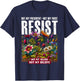 Not My President Anti Trump Political Protest Resist T-Shirt - T-Shirt | Navy