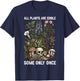 All Plants are Edible Some Only Once Funny Women Men T-Shirt - T-Shirt | Navy