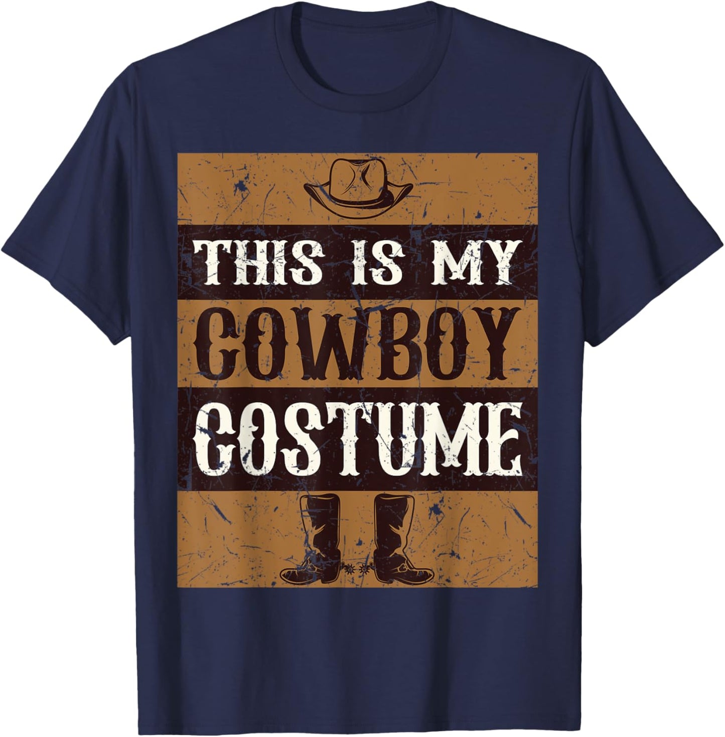 This Is My Cowboy Costume Country Western Costume Men Women T-Shirt - T-Shirt | Navy