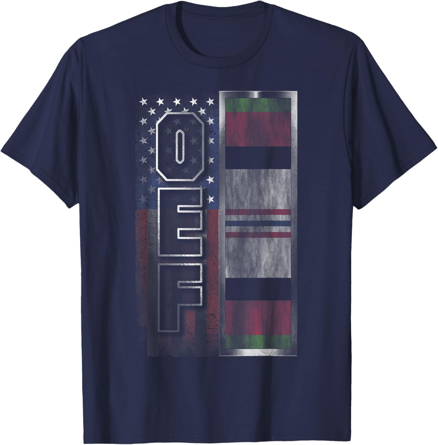 OEF Flag T-Shirt - T-Shirt | Navy