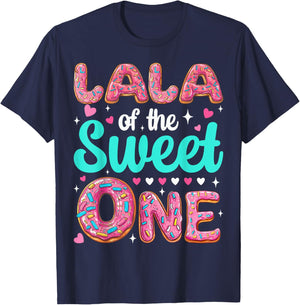 Lala of The Sweet One First Birthday Matching Family T-Shirt - T-Shirt | Navy
