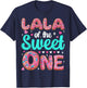 Lala of The Sweet One First Birthday Matching Family T-Shirt - T-Shirt | Navy