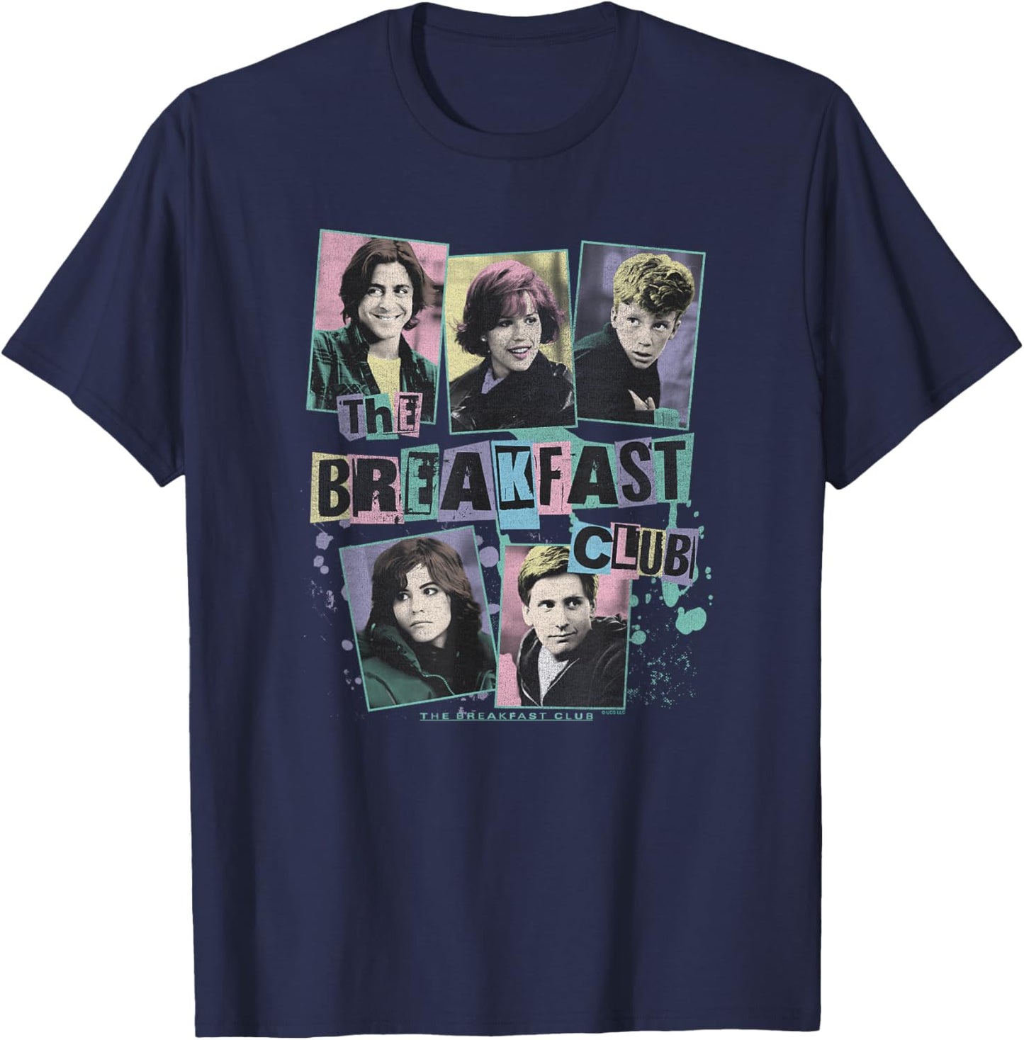 The Breakfast Club Vintage Photographs T-Shirt - T-Shirt | Navy