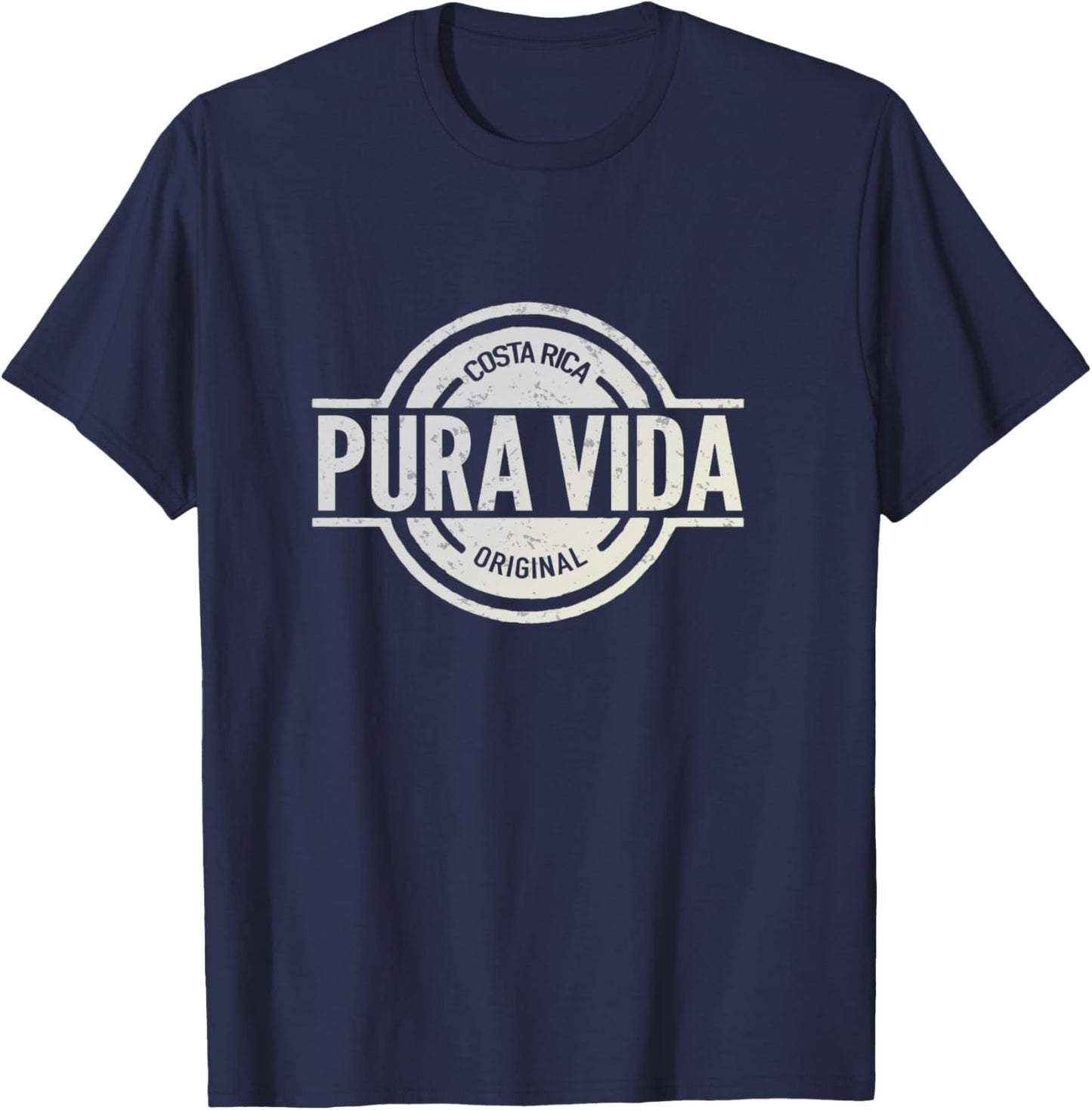 Pura Vida Costa Rica - Official Pura Vida Costa Rica Product T-Shirt - T-Shirt | Navy