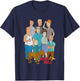 King of The Hill Iconic Characters Group Shot Retro Poster T-Shirt - T-Shirt | Navy
