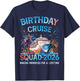Birthday Cruise Squad 2026 - Matching Family Vacation Trip T-Shirt - T-Shirt | Navy
