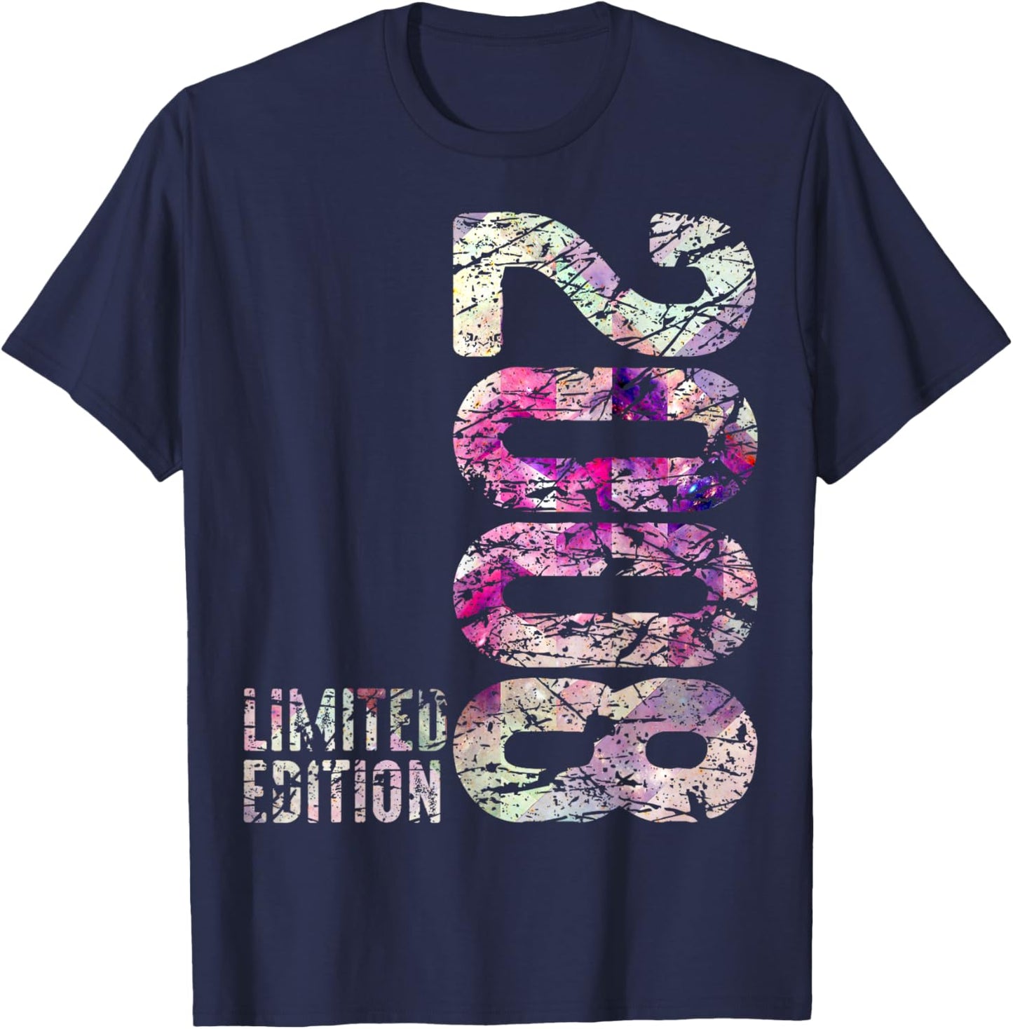 18e Anniversaire garçon Fille 18 Ans 2008 Cadeau drôle T-Shirt - T-Shirt | Navy