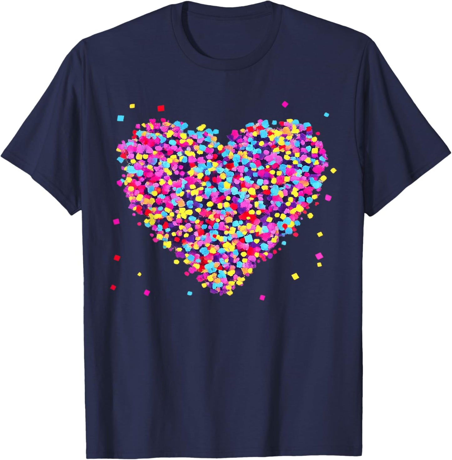 Valentine's Day Heart Costume Love Design T-Shirt - T-Shirt | Navy