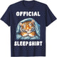 Tiger - Official Sleepshirt Pajamas Nightgown T-Shirt - T-Shirt | Navy
