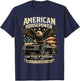 American Horsepower 250 Years of Freedom Muscle Car T-Shirt - T-Shirt | Navy
