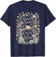 Spanish Frog Floral Nursery Rhyme T-Shirt - T-Shirt | Navy