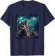 Alien Bigfoot Guitar Sasquatch UFO Gifts , Women, Kid T-Shirt - T-Shirt | Navy
