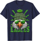 Vintage Cool Face Eagles with Sunglasses Women Men T-Shirt - T-Shirt | Navy